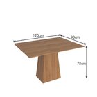 Mesa Para Cozinha Tampo Mdf Freijó