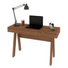 Mesa para Escitório 75,5X120X45cm Madeira Amêndoa TecnoMobili