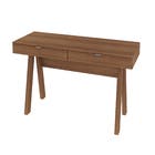 Mesa para Escitório 75,5X120X45cm Madeira Amêndoa TecnoMobili
