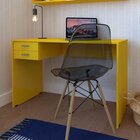 Mesa Para Escritório 100cmx47cm 15mm  Amarela
