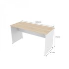 Mesa Para Escritório 100cmx47cm 15mm  Branca/geneve