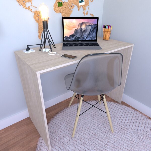 Mesa Para Escritório 100cmx47cm 15mm Com Caixa De Tomada  Gen