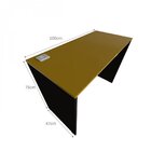 Mesa Para Escritório 100cmx47cm 15mm Com Caixa De Tomada  Pre