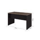 Mesa Para Escritório 120cm Web30 Espresso Móveis Malaga/preto