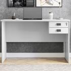 Mesa Para Escritorio 120x74 2 Gavetas 127073 Branco Mobel
