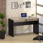 Mesa Para Escritório 135cm 2 Gavetas Web15 Espresso Móveis Ca