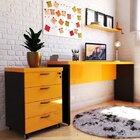 Mesa Para Escritório 140cmx42cm 40mm Com Caixa De Tomada  Pre