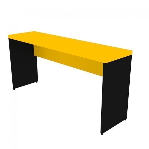 Mesa Para Escritório 140cmx42cm 40mm Com Caixa De Tomada  Pre