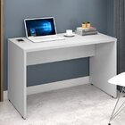Mesa Para Escritório 150cm Web30 Espresso Móveis Cinza