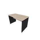 Mesa Para Escritório 150cmx60cm 40mm  Preto/geneve