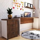 Mesa Para Escritório 160cmx42cm Com Caixa De Tomada 160cm Bra