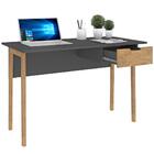 Mesa Para Escritorio 1 Gaveta Com Pes Madeira 1604 Fell