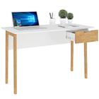 Mesa Para Escritorio 1 Gaveta Com Pes Madeira 1604 Fell