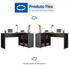 Mesa Para Escritório 2 Gavetas Preto Nt2060 - Notável