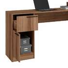 Mesa Para Escritório 2 Portas 1 Gaveta Castanho Bc 96 - Brv M