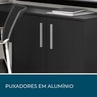 Mesa Para Escritório 2 Portas 3 Gavetas Preto Tx Nt2005 - Not