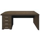 Mesa Para Escritório 4 Gavetas Lado Esquerdo 180cm Tamburato