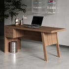 Mesa para Escritório 74,5X163X60cm Madeira Amêndoa TecnoMobili