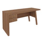 Mesa para Escritório 74,5X163X60cm Madeira Amêndoa TecnoMobili