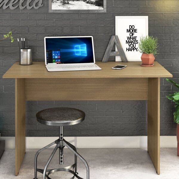Mesa Para Escritório 90cm Web15 Espresso Móveis Malaga
