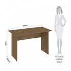 Mesa Para Escritório 90cm Web15 Espresso Móveis Malaga