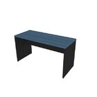 Mesa Para Escritório 90cmx47cm 15mm  Preto/azul