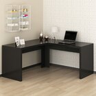 Mesa Para Escritório Angular Em L 157,3x157,3cm Me4116 Preto