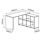 Mesa Para Escritório Artany Nero