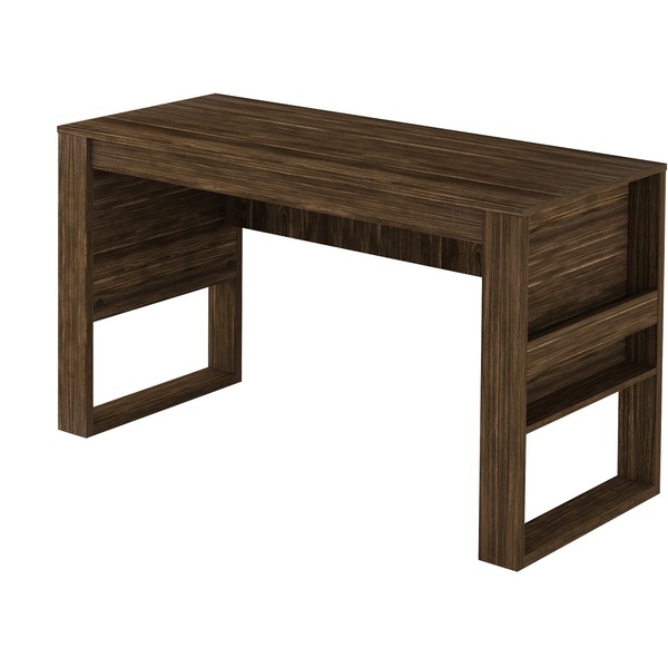 Mesa Para Escritório C/ Porta Objetos Me4146-tecno Mobili - N