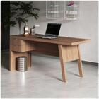 Mesa Para Escritório Com 02 Gavetas Me4122 Amêndoa