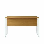 Mesa Para Escritório Com Estrutura Em Vidro Laguna 122cm Espr