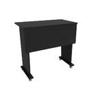 Mesa Para Escritório Com Rodizio Preta