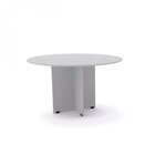 Mesa Para Escritório De Reunião Redonda Maxxi Mx1000  Cinza