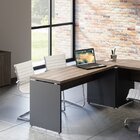 Mesa Para Escritório Diretor 170x70cm Pe40   Imbua Terra/preto