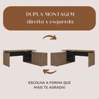 Mesa Para Escritório Diretor Com Porta De Correr E Nichos Nog