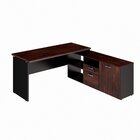 Mesa Para Escritório Diretor Em L 170x150cm Com Armário 1 Por