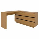 Mesa Para Escritório Diretor Em L 6 Gavetas Oring Yescasa Car