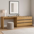 Mesa Para Escritório Diretor Em L 6 Gavetas Oring Yescasa Car