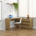 Mesa Para Escritório Diretor Em L 6 Gavetas Oring Yescasa Car