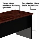 Mesa Para Escritório Diretor Em L Com Armário E 1 Pasta Suspe