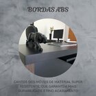 Mesa Para Escritório Diretor Em L Em Tamburato  Charuto/preto