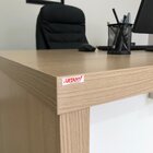 Mesa Para Escritório Diretor Em L Tamburato E Elegante Carval