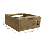 Mesa Para Escritório Diretor Estilo Industrial 1,36m Frejo Co