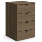 Mesa Para Escritório Diretor Frame Com Gaveteiro 4 Gavetas Ka