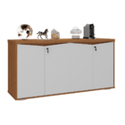 Mesa Para Escritório E Balcão 4 Portas Conde Freijó Branco
