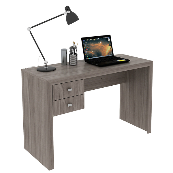 Mesa Para Escritório E Home Office Clover 02 Gavetas 117 Cm T