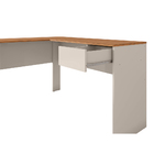 Mesa Para Escritório E Home Office Em L Euro 01 Gaveta 135x10