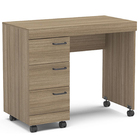 Mesa Para Escritório E Home Office Osaka 90cm 3 Gavetas Com R