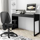 Mesa Para Escritório E Home Office Work F01 Preto Fosco - Lya