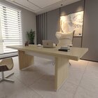 Mesa Para Escritório E Reunião 2 Metros Em Tamburato Executiv